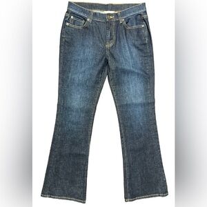 Garnet Hill Jeans Size 4 P Bootcut Dark Wash Preppy Hipster School Classic EUC